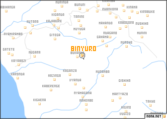 map of Binyuro