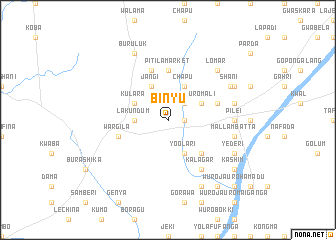 map of Binyu