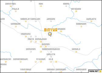 map of Binywa