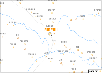 map of Binzou