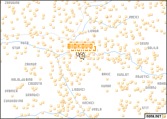 map of Biokovo