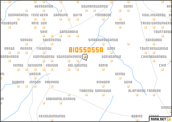 map of Biossossa