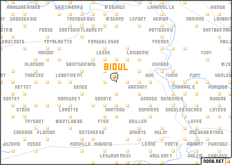 map of Bioul