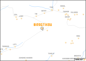 map of Biragtikau