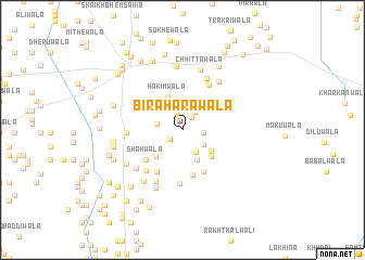 map of Birāharawāla