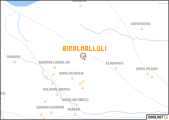 map of Biʼr al Mallūlī