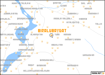 map of Biʼr al ‘Ubaydāt