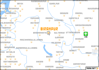 map of Birāmpur
