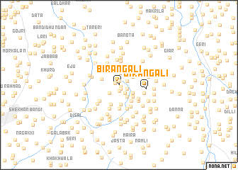 map of Biran Gali