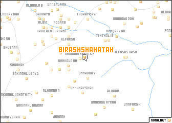 map of Biʼr ash Shaḩaţah