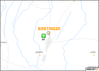 map of Birātnagar