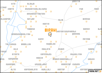 map of Bīrāwī