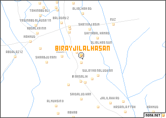 map of Bīrayjil al Ḩasan