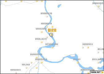 map of Bira