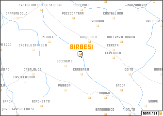map of Birbesi