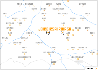map of Bīrbīrsa