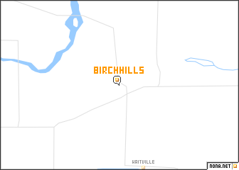 map of Birch Hills