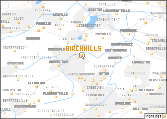 map of Birch Hills