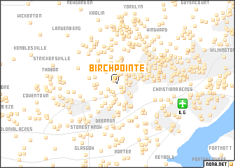 map of Birch Pointe