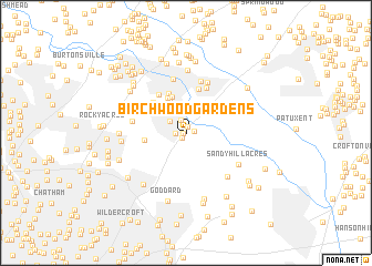map of Birchwood Gardens