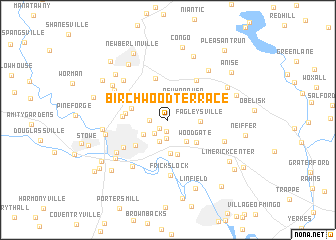 map of Birchwood Terrace