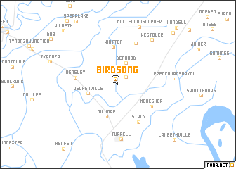 map of Birdsong