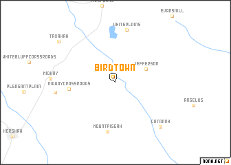 map of Birdtown