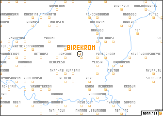 map of Birekrom