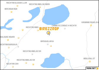 map of Bir ez Zrof