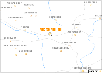 map of Bir Ghbalou