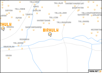 map of Biʼr Ḩulw