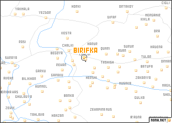 map of Birifka