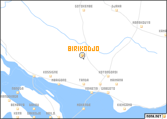 map of Birikodjo