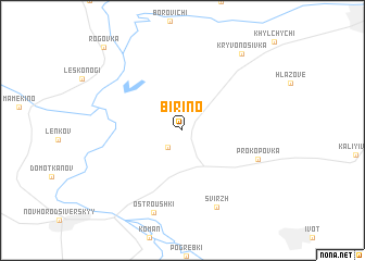 map of Birino