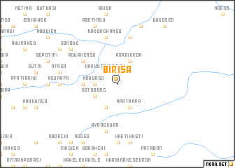 map of Birisa