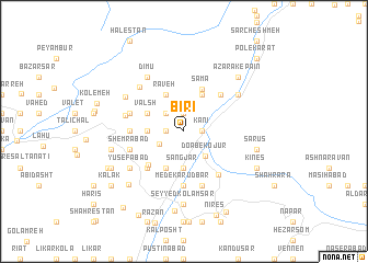 map of Bīrī