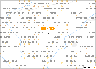 map of Birkach