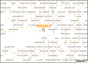 map of Birkach