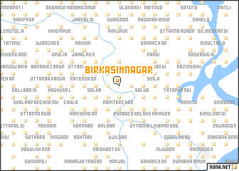 map of Bir Kāsimnagar
