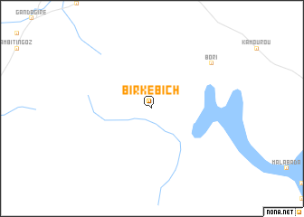 map of Bir Kébich