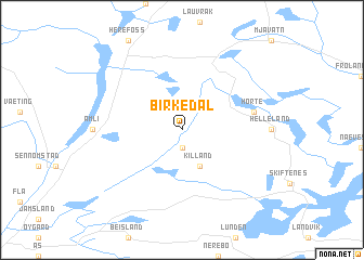 map of Birkedal