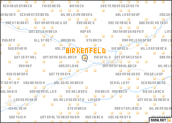 map of Birkenfeld