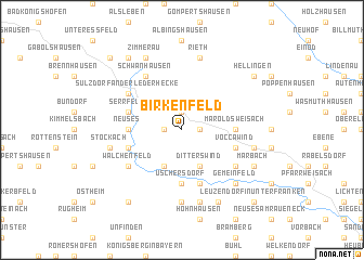 map of Birkenfeld