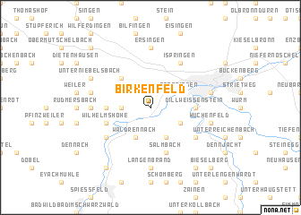 map of Birkenfeld