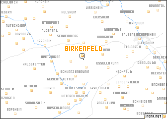 map of Birkenfeld