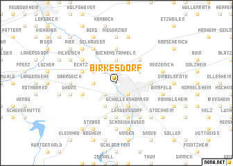 map of Birkesdorf