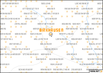 map of Birkhausen