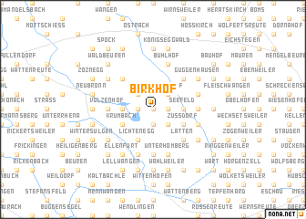 map of Birkhof