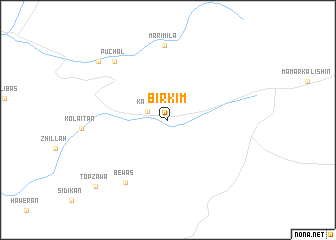 map of Birkīm