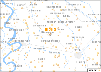 map of Birmā